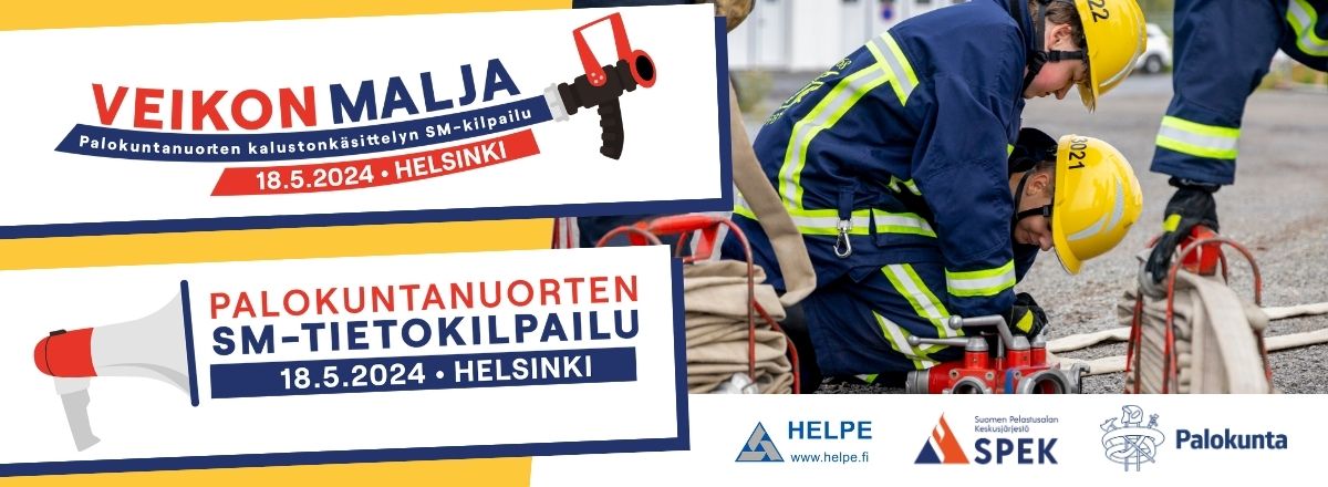 Palokuntanuorten SM-kilpailut 18.5. Helsingissä